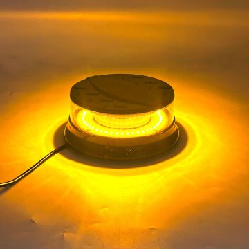 HTAUTO12 24V 48W High Bright Mini LED Beacon Strobe Warning Light for Car Truck Top Roof