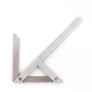 High Precision Center Angle Gauge for Woodworking and Leather Marking