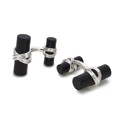 Tiffany cuff links, sterling silver jewelry manufacturer