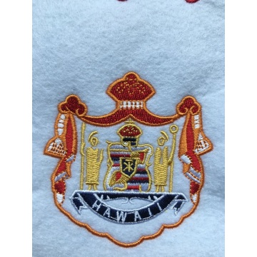 Tampalan sulaman applique 3D khas