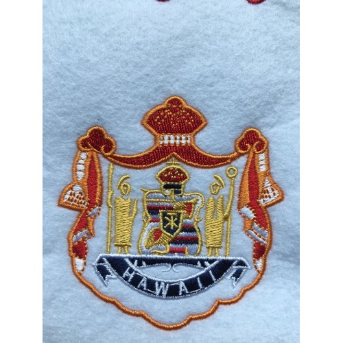 Custom stock 3D applique embroidery patch