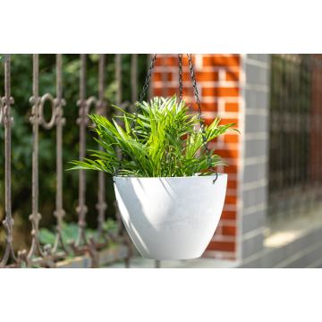 Soporte para plantas colgantes de macramé para exteriores