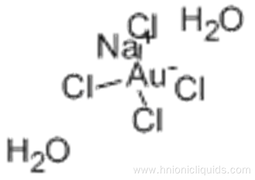 Aurate(1-),tetrachloro-, sodium, dihydrate,( 57195643,SP-4-1)- (9CI) CAS 13874-02-7