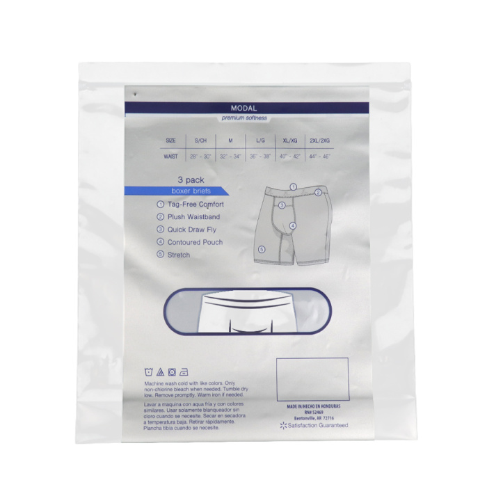 ໂລໂກ້ Custom ແບບ Custom Printing ເຄື່ອງນຸ່ງທີ່ດີເລີດ Zip Lock