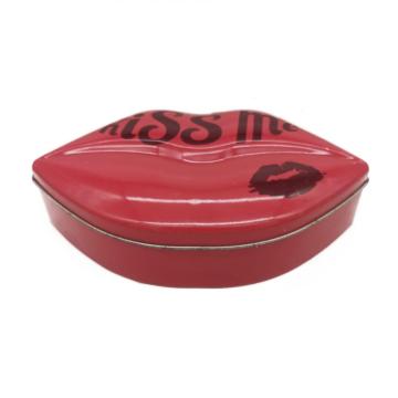 Custom Tinplate Lip-Shaped Iron Box