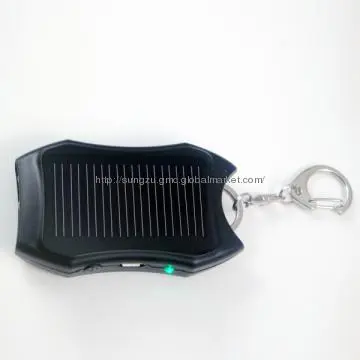 Keychain Flashlight Solar Battery Charger