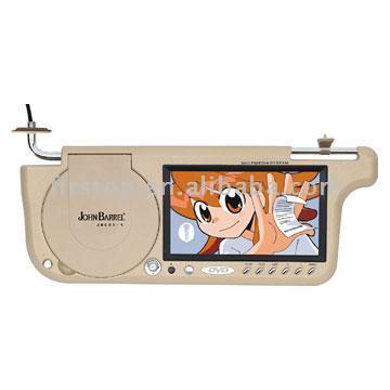 7" Sunvisor DVD With Built-in TV
