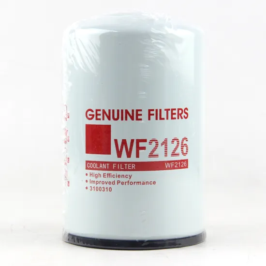Freightliner, Peterbilt, Kenworth Water Coolant Filters: Types 4907485, 3680433, 3680315, 3100310, 3076PR8693, 5839WF2126, WF2126, P550866