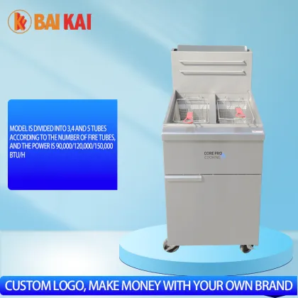 Commercial Gas Floor Deep Fryer - Liquid Propane Commercial Fryer Machine