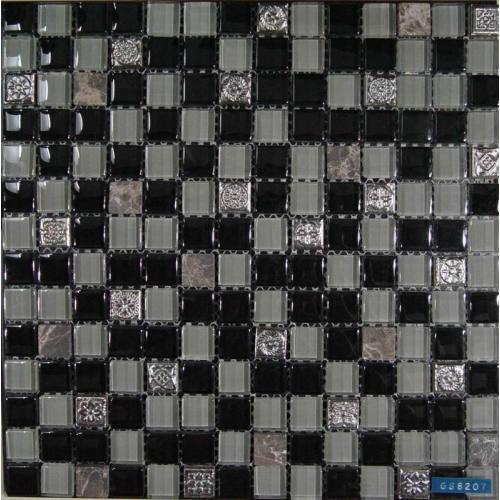 Colorful Glass Stone Mixed Mosaic Tile