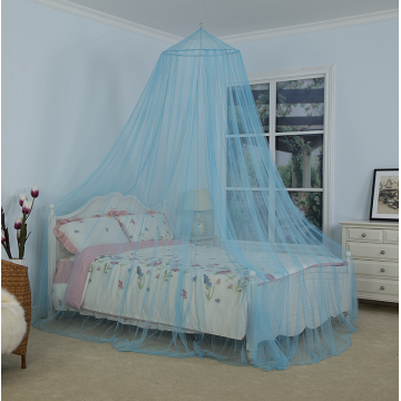 Blue Circular Mosquito Net