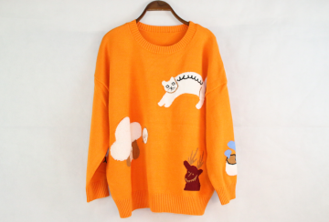 Custom Plus Size Women's Slim Loose Sweater