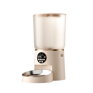 Amz Hot Selling Heavy Duty Stainless Steel Plastic Round Automatic Smart Feeder Pet Wholesale