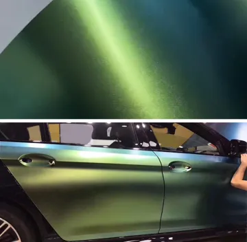 chameleon shining matte spring green car wrap vinyl
