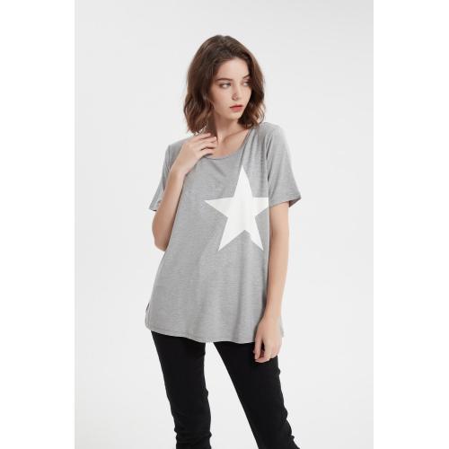 Blusa de ocio de manga corta para el verano