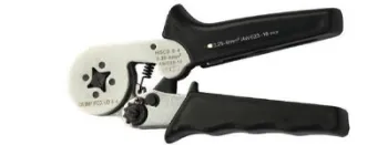 Self-Adjusting Crimping Plier For Cable Ferrules