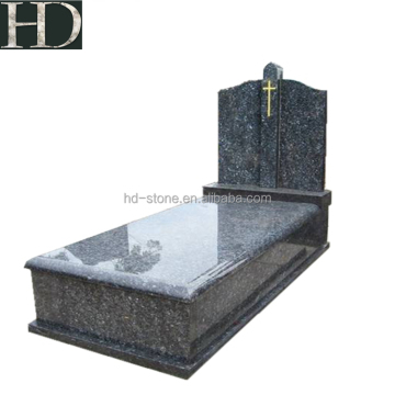 Chinese Black Granite Australian Style Tombstone Monuments with Different Shapes