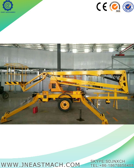 18m Bom Preço Articulado Folding Boom Elevator