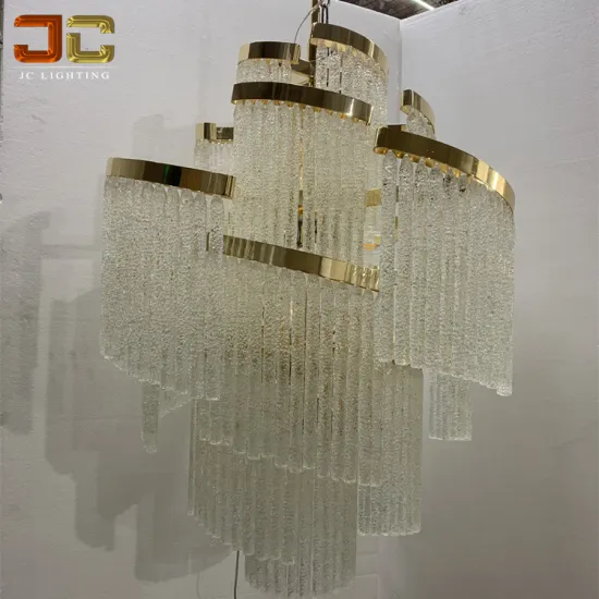 Champagne Gold Crystal Chandelier for Modern Furniture