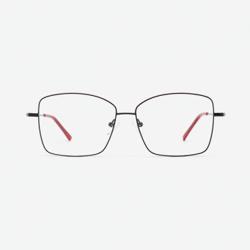 Light Square Metal Women's Optical Frames