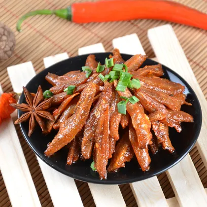 Best Spicy Snacks Fish Larvae Meat Wholesale Instant Foods