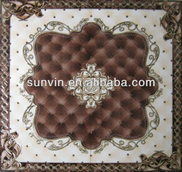 600X600 Carpet tile, white sofa like decoration retified porcelain floor tiles