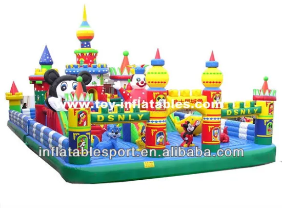 inflatable amusement park, giant inflatable playground