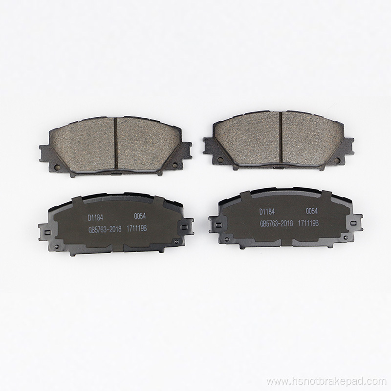 D1184Toyota Vios Front High Quality Ceramic Brake Pads