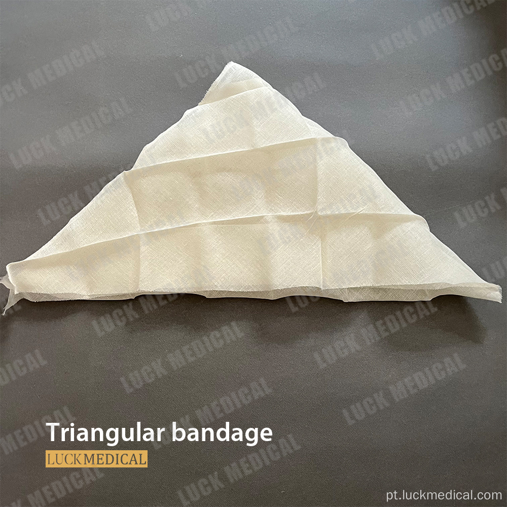 Sling de bandagem triangular descartável