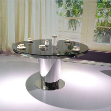Round Glass Dining Table 121