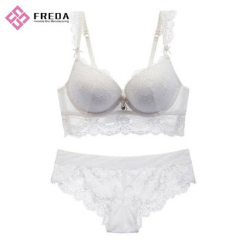women's full sweet lace bralette bra set