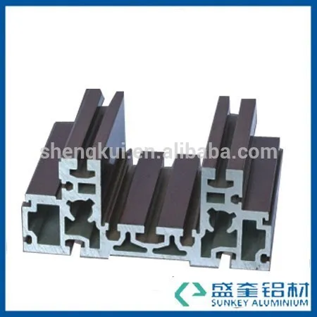 Profil de aluminium Powder Coating Extrusao de aluminio Industrial Profile