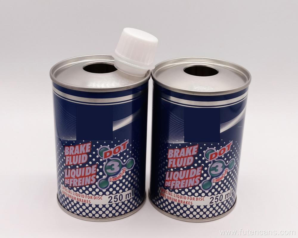 DOT 3 Hydraulic Fluid Oil Tin Can