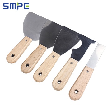 High Quality 5 Pack Wood Handle Paint Putty Knife