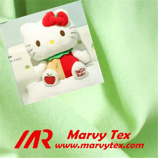 cotton lining plush hook and loop velvet fabric for making soft toys