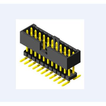 1.27*2.54 mm de cabecera de cabecera de encabezado (SMT) Vertical H = 5.90 Agregar carcasa