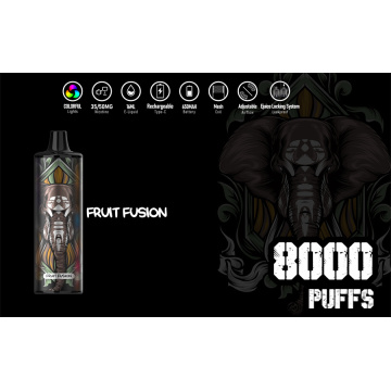 Sabores incríveis 8000puffs caneta vape descartável