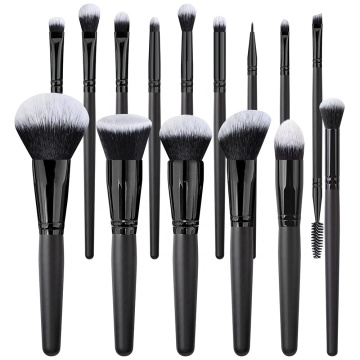 Eco-Friendly Premium Makeup Brush Kit - 15pcs Luxury Multifunctional Cosmetics Brush Set with Private Label Option