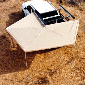 New Roof Camping Fan-Shaped Tent Awning 270 Canopy Car Side Tent