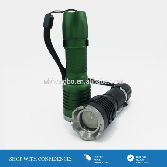 Focusing Aluminum XPE LED Zoom Flashlights