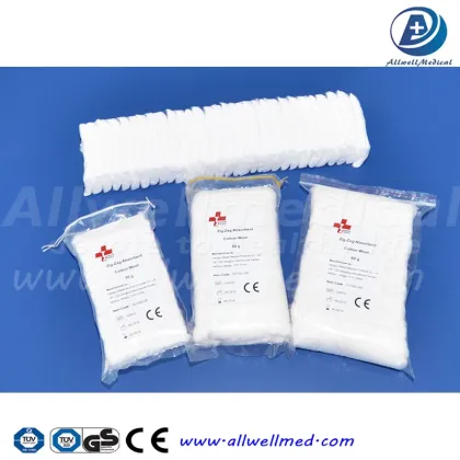 Medical zig-zag cotton