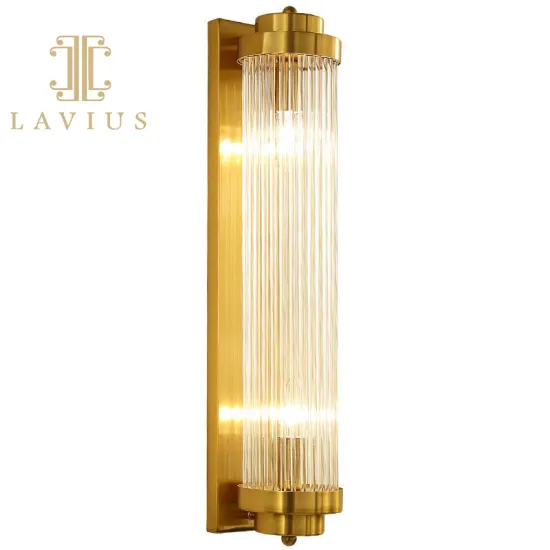 Hot selling high quality crystal hotel wall lamp