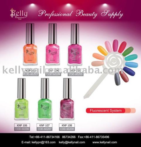 kelly fluoresent system nail polish