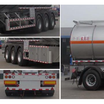 13m Tri-axle Edible Oil Transport Semi Trailer