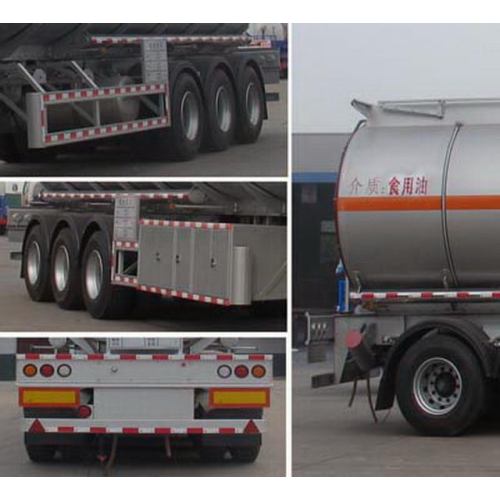 13m Tri-axle Edible Oil Transport Semi Trailer