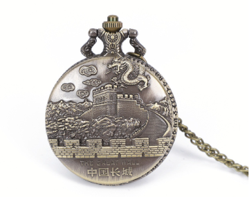 Retro necklace watch wholesale bear pocket watch