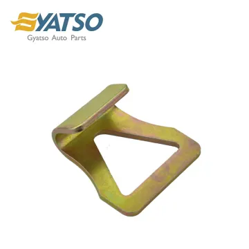 Custom 3 Ton Wire Hook Metal Flat J Hook for Tie Down and Lashing Strap