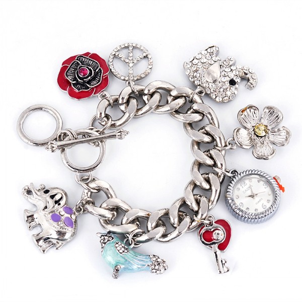 Alloy bracelet watches -3721(4)