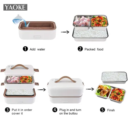 High Value Multi-layer Lunch Box Multi-functional Cooking Electric Heating Portable Lunch Box