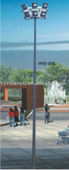 solar middle pole lighting